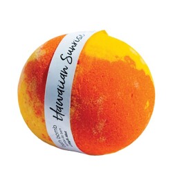 Hawaiian Sunrise Bath Bomb on white background