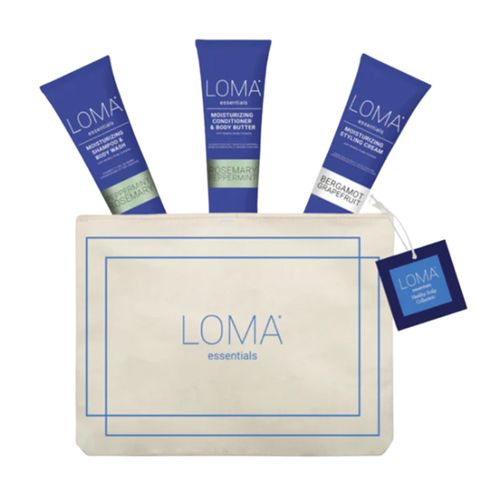 Loma Organics Healthy Scalp Travel Bag, 1 set Loma Organics Healthy Scalp Travel Bag on white background