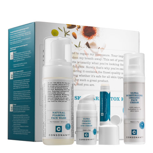 Consonant Healthy Skin Care Detox Kit - Oily Combination, 1 set