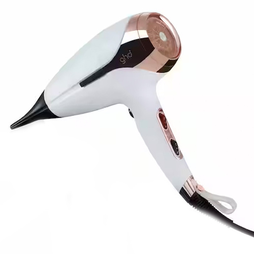 GHD  Helios Hair Dryer - White on white background