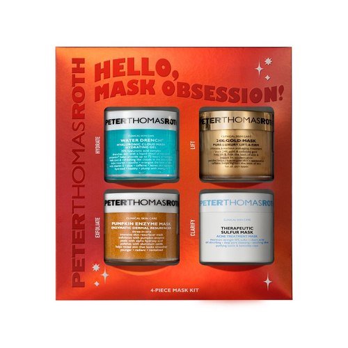 Peter Thomas Roth Hello, Mask Obsession (4-Piece Mask Kit), 1 set Peter Thomas Roth Hello, Mask Obsession (4-Piece Mask Kit) on white background