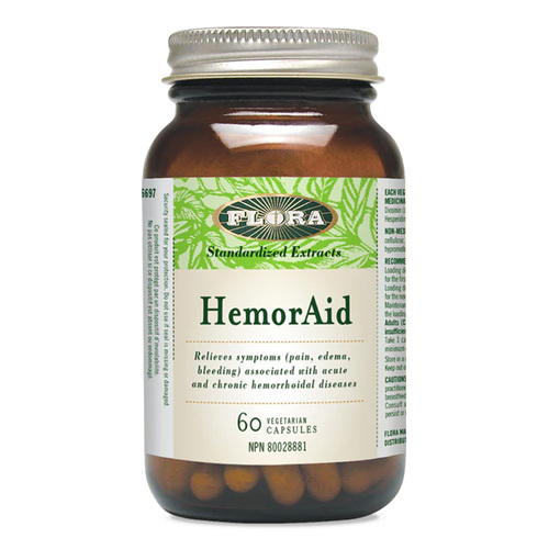 Flora HemorAid, 60 capsules