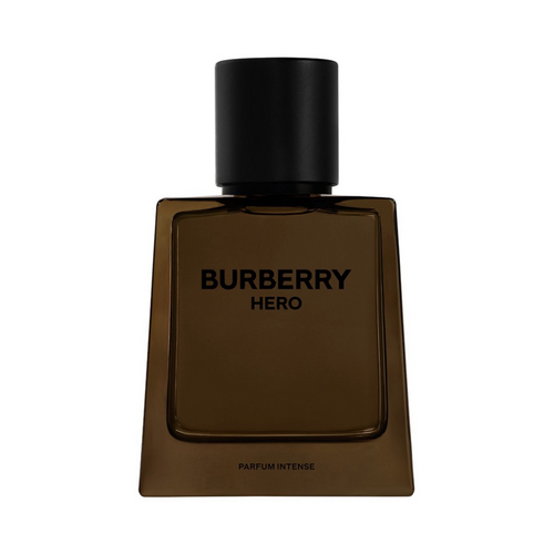 Burberry Hero Parfum Intense on white background