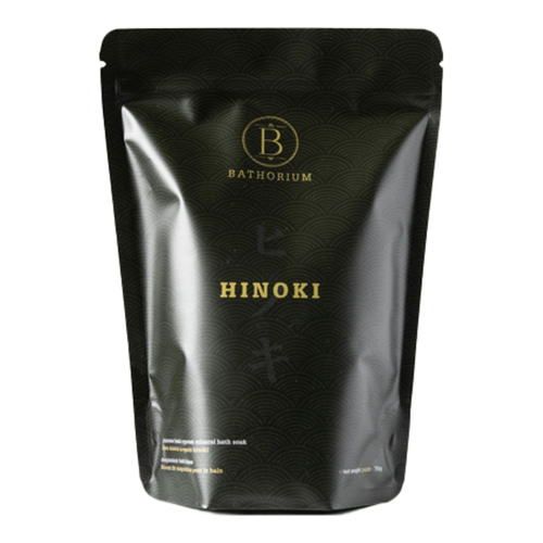 Bathorium Hinoki Magnesium Bath Flake on white background