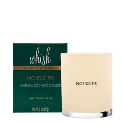 Whish Holiday Candle - Nordic Fir on white background