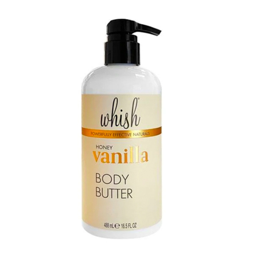 Whish Honey Vanilla Body Butter, 488ml/16 fl oz Whish Honey Vanilla Body Butter on white background
