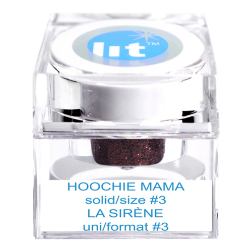 Lit Cosmetics Hoochie Mama Size #3 Glitter (Solid) on white background