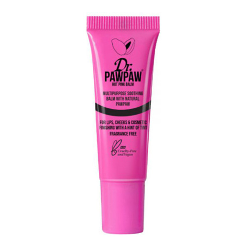 Dr.Pawpaw Hot Pink Balm on white background