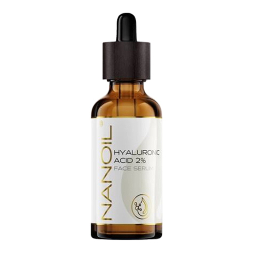 Nanoil Hyaluronic Face Serum, 50ml/1.69 fl oz Nanoil Hyaluronic Face Serum on white background