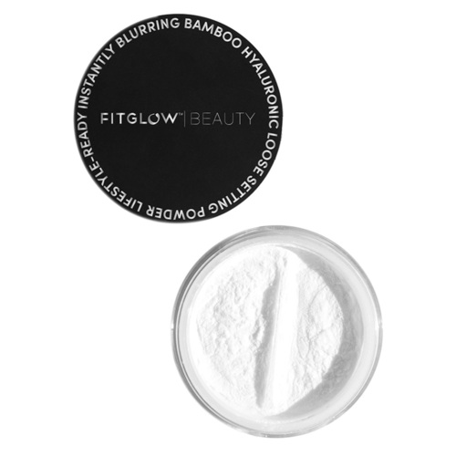 FitGlow Beauty Hyaluronic Loose Setting Powder - Translucent, 9g/0.32 oz FitGlow Beauty Hyaluronic Loose Setting Powder - Translucent on white background