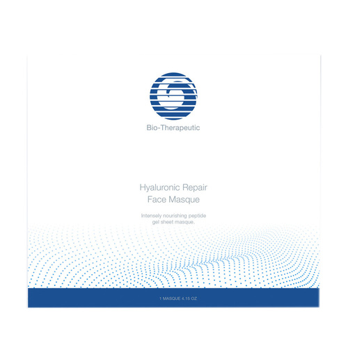 Bio-Therapeutic Hyaluronic Repair Face Masque, 10 pieces Bio-Therapeutic Hyaluronic Repair Face Masque on white background