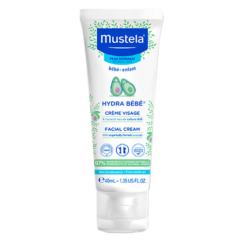 Mustela Hydra Bebe Face Cream, 40ml/1.4 fl oz Mustela Hydra Bebe Face Cream on white background