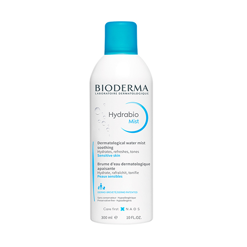 Bioderma Hydrabio Brume on white background