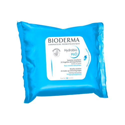 Bioderma Hydrabio H2O Wipes, 25 sheets