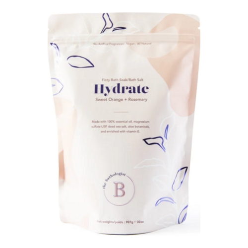 The Bathologist Hydrate Fizzy Bath Soak, 330g/11.64 oz The Bathologist Hydrate Fizzy Bath Soak on white background