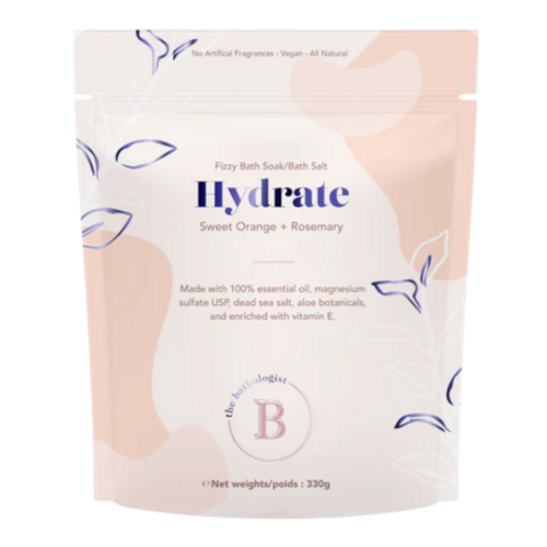 The Bathologist Hydrate Fizzy Bath Soak, 330g/11.64 oz The Bathologist Hydrate Fizzy Bath Soak on white background