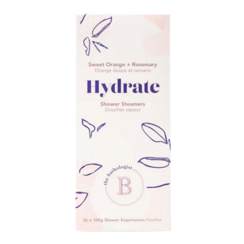 The Bathologist Hydrate Shower Steamers, 6 x 100g/3.53 oz The Bathologist Hydrate Shower Steamers on white background
