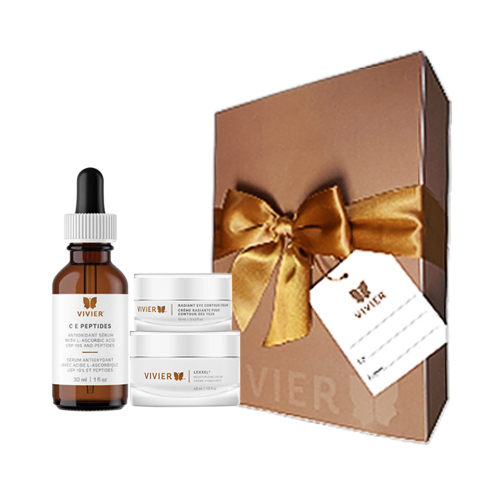 VivierSkin Hydrated Skin Gift Set, 1 set VivierSkin Hydrated Skin Gift Set on white background