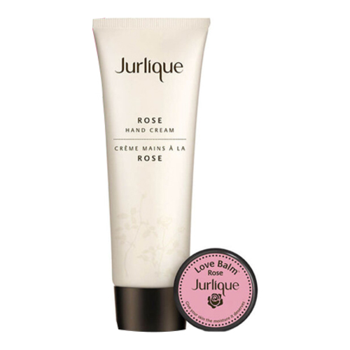 Jurlique Hydrating Rose Duo on white background