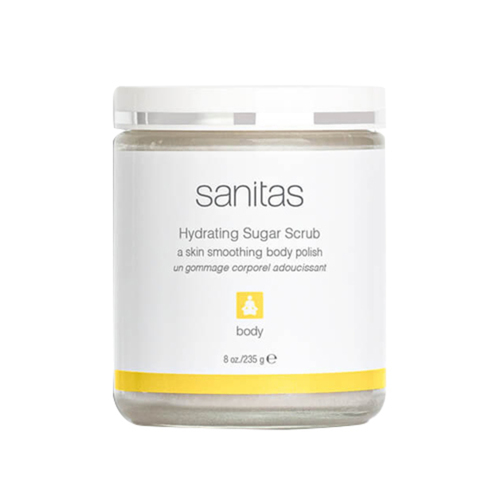 Sanitas Hydrating Sugar Scrub, 235g/8 oz Sanitas Hydrating Sugar Scrub on white background