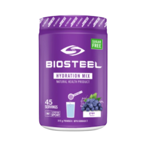 BioSteel Hydration Mix Grape on white background