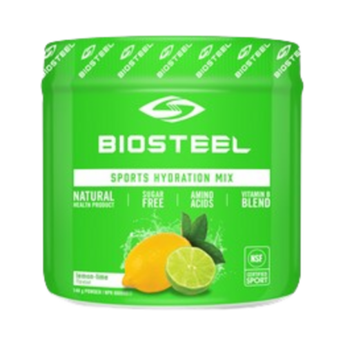 BioSteel Hydration Mix Lemon Lime on white background