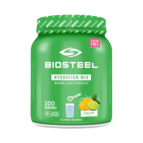 BioSteel Hydration Mix Lemon Lime on white background