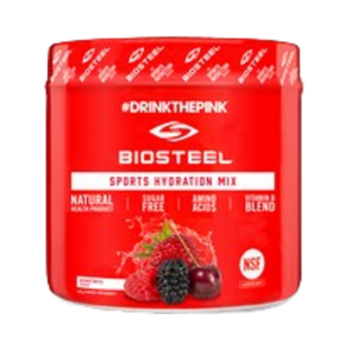 BioSteel Hydration Mix Mixed Berry, 140g/4.94 oz BioSteel Hydration Mix Mixed Berry on white background