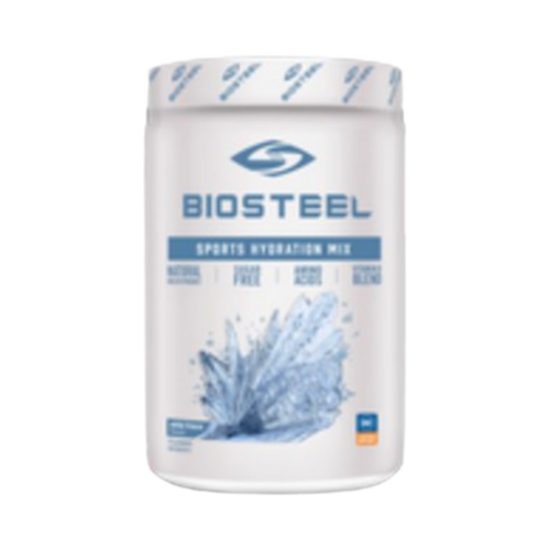 BioSteel Hydration Mix White Freeze on white background