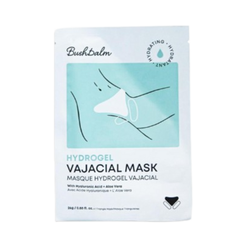 Bushbalm Hydrogel Vajacial Mask (Triangle), 1 piece Bushbalm Hydrogel Vajacial Mask (Triangle) on white background