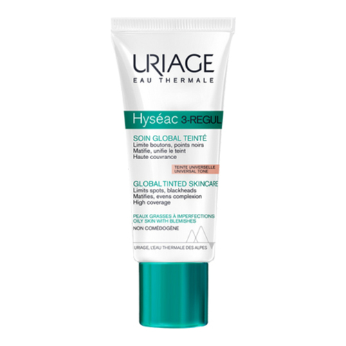 Uriage Hyseac 3 Regul Tinted, 40ml/1.35 fl oz Uriage Hyseac 3 Regul Tinted on white background