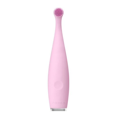 Foreo ISSA baby - Pearl Pink, 1 piece Foreo ISSA baby - Bubble Blue on white background