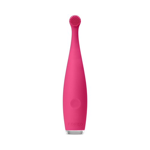 Foreo ISSA baby - Strawberry Rose, 1 piece Foreo ISSA mikro - Bubble Blue on white background