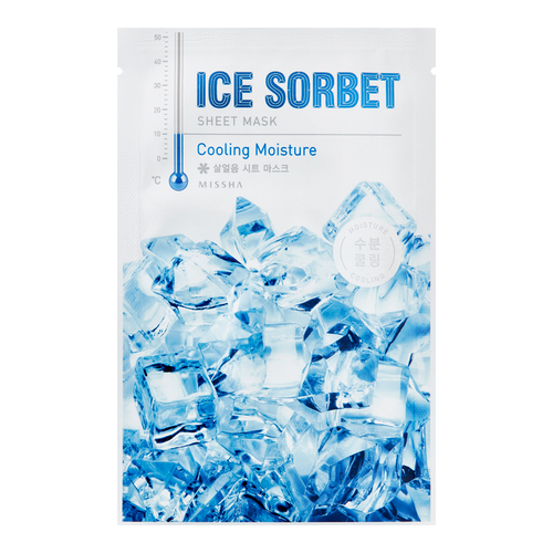 MISSHA Ice Sorbet Sheet Mask - Cooling Moisture, 30g/1.1 oz