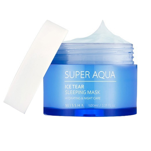 MISSHA Super Aqua Ice Tear Sleeping Mask on white background