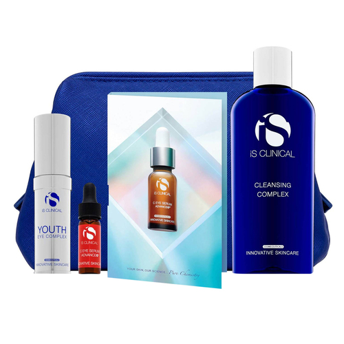 iS Clinical Illuminating Eyes Collection, 1 set iS Clinical Illuminating Eyes Collection on white background