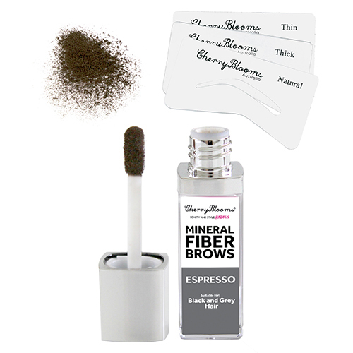 Cherry Blooms Instant Fiber Brow Kit-01 Cappuccino Brown on white background
