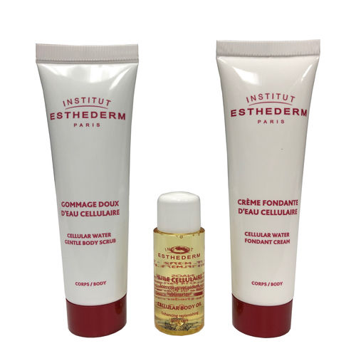 Naturally Yours Institut Esthederm Body Travel Kit on white background