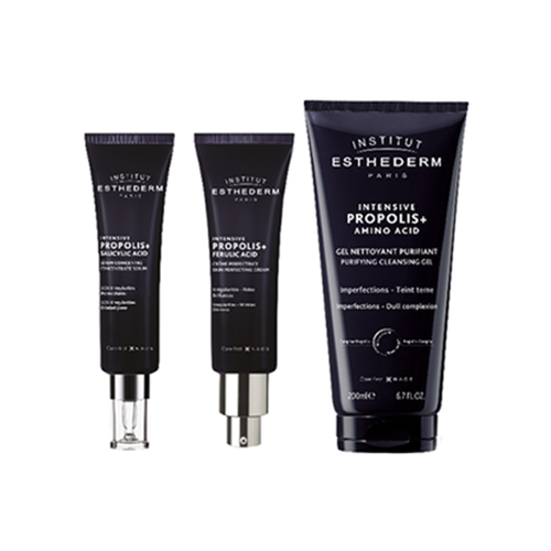 Institut Esthederm Intensive Propolis+ Trio, 1 set Institut Esthederm Intensive Propolis+ Trio on white background