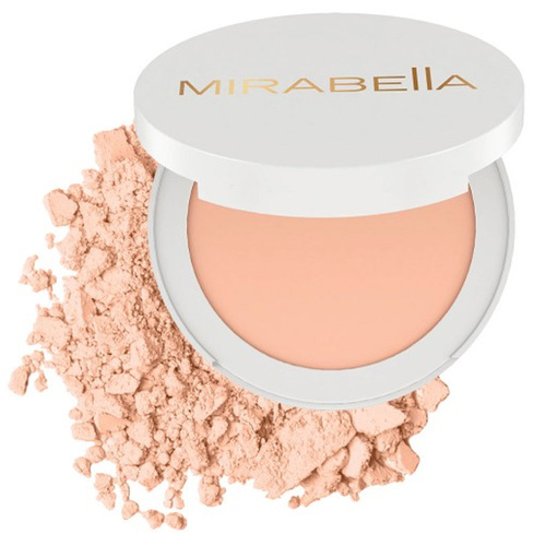Mirabella Invincible For All Powder Foundation - D14 Deep, 10g/0.35 oz Mirabella Invincible For All Powder Foundation - D14 Deep on white background