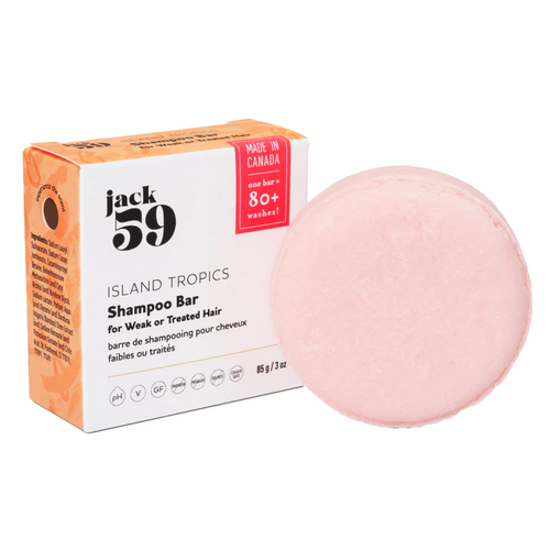 jack 59 Island Tropics Shampoo Bar, 85g/3 oz jack 59 Island Tropics Shampoo Bar on white background