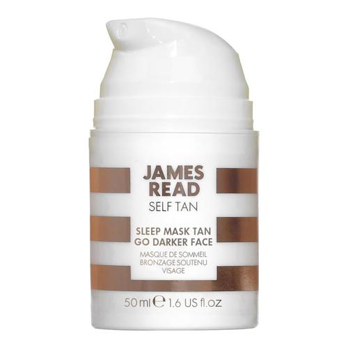 James Read SELF TAN Sleep Mask Go Darker Face on white background