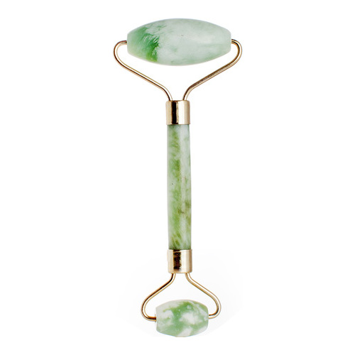 BKIND Jade Roller - Green, 1 piece BKIND Jade Roller - Green on white background