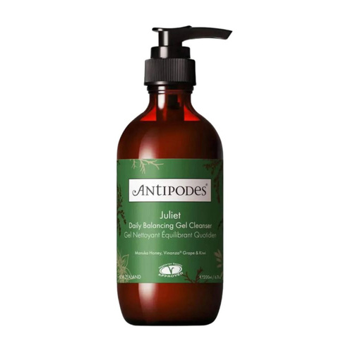 Antipodes Juliet Daily Balancing Gel Cleanser on white background
