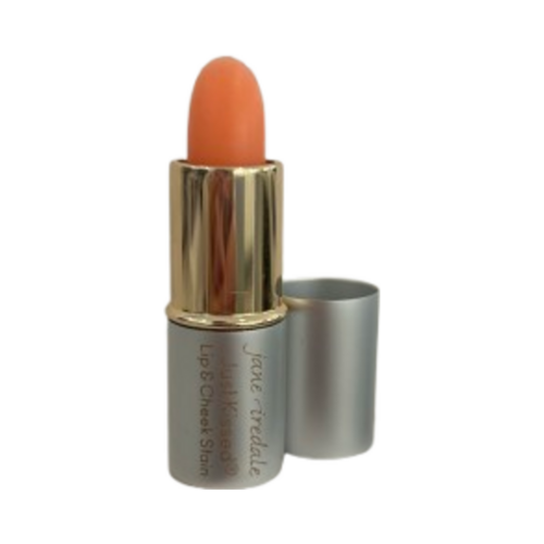 jane iredale Just Kissed Lip and Cheek Stain - Forever Peach, 1.3g/0.05 oz Naturally Yours jane iredale Just Kissed Lip and Cheek Stain - Forever Peach on white background