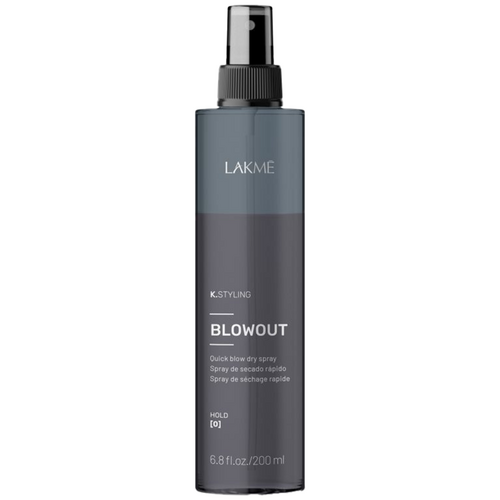 LAKME K.Styling Blowout Quick Blow Dry Spray, 200ml/6.8 fl oz LAKME K.Styling Blowout Quick Blow Dry Spray on white background