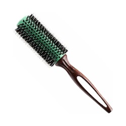 Kaze Mixed Bristle Round Brush 30mm on white background