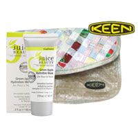 Juice Beauty The Perfect Green Holiday Gift Keen Bag Juice Beauty on white background