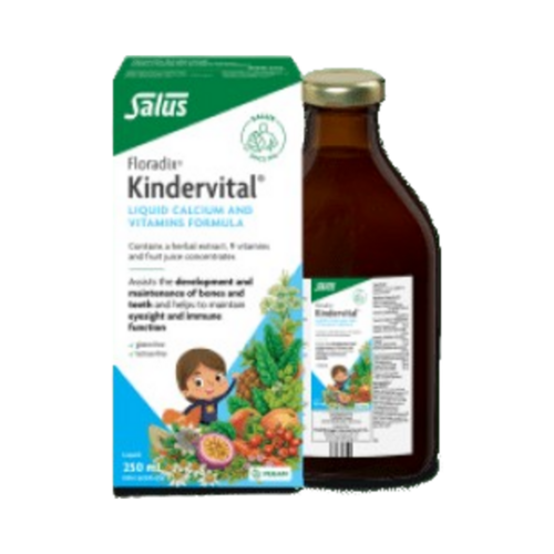 Salus Kindervital For Children, 250ml/8.45 fl oz Salus Kindervital For Children on white background