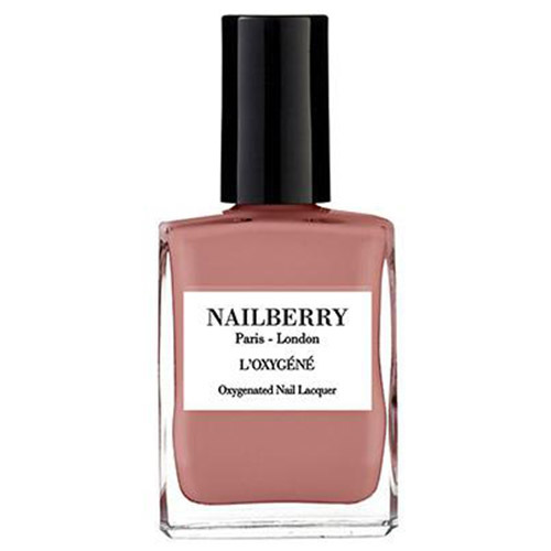 Nailberry Minty Fresh, 15ml/0.5 fl oz Nailberry Peony Blush on white background